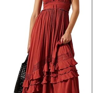 Bohemian Sleeveless Ruffle Dress